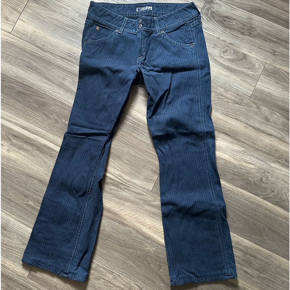 Like New Hudson Blue Denim Flare Jeans in Size 31